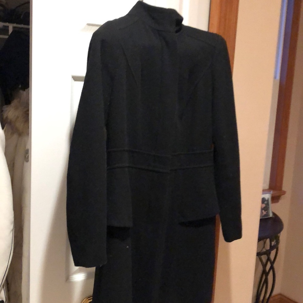 Wool dress coat